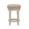 Liberty Furniture 498-OT9003 Morgan Creek - Console Swivel Stool - Antique White / Wirebrushed Tobacco Accents