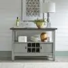 Liberty Furniture 131-SR5236 Newport - Server - Smokey Gray / Carbon Gray