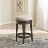 Liberty Furniture 792-OT9003 Mill Creek - Console Swivel Stool - Peppercorn