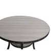 New Classic D162G-DT-GRY Crispin - Round Dining Table - Gray
