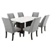 New Classic 40-1221-T Faust - Adjustable Table / Base & Top - White