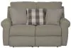 Jackson Furniture Industries 61212-1605/58-2533/58 Jackson Furniture Industries 61212-1605/58-2533/58 Westport - Power Lay Flat Reclining Loveseat - Metal