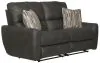 Jackson Furniture Industries 3072-1280/28-2509/28 Jackson Furniture Industries 3072-1280/28-2509/28 Dorian - Reclining Loveseat - Charcoal