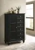 CoasterEssence 201328 Sandy Beach - 8-Drawer Door Chest - Black