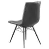 CoasterEssence 110302 Aiken - Upholstered Dining Side Chair (Set of 4) - Charcoal