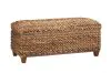CoasterEssence 500215 Laughton - Hand - Woven Banana Leaf Storage Trunk - Amber