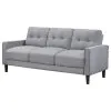 Coaster Fine Furniture 506781 Bowen - Upholstered Track Arm Tufted Sofa - Gray