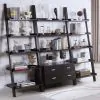 CoasterEveryday 800319 Colella - 5-Shelf Storage Ladder Bookshelf - Cappuccino