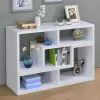CoasterEveryday 800330 Velma - Multipurpose TV Stand And Bookshelf - White