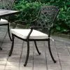 Furniture of America CM-OT2125-AC-4PK Charissa - Arm Chair (Set of 4) - Antique Black / Beige