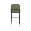 New Classic STH4023-BS-GRN Erik - Bar Chair With Black Metal Frame (Set of 2) - Green