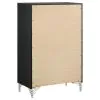 Coaster Fine Furniture 224995 Lucia - 5-Drawer Bedroom Chest Of Drawers - Black