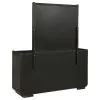 Coaster Fine Furniture 222493M Leandro - 8-Drawer Bedroom Dresser With Mirror - Burnished Black