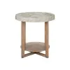 Liberty Furniture 701-OT1021 Liberty Furniture 701-OT1021 Danby - Chairside Table - Nutmeg & Alabaster