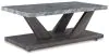 Ashley Furniture T400-13 Bensonale - Occasional Table Set (Set of 3) - Brown / Gray