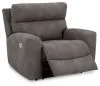 Ashley Furniture 6100313 Next-Gen Durapella - Power Recliner With Adjustable Headrest - Slate