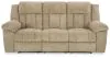 Ashley Furniture 6930515 Tip-Off - Power Reclining Sofa With Adj Headrest - Wheat