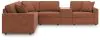 Ashley Furniture 92102S7 Ashley Furniture 92102S7 Modmax - 6-Piece Sectional With Storage Console - Spice