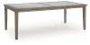 Ashley Furniture P701-625 Rainier Ranch - Rectangle Dining Table With Umbrella Option - Brown / Beige