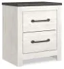 Ashley Furniture B1190/31/36/58/56/99/92(2) Ashley Furniture B1190/31/36/58/56/99/92(2) Gerridan - 7 Pc. - Dresser, Mirror, King Panel Bed with Sconces, 2 Nightstands - White