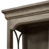 Liberty Furniture 412-HOJ-CHS Simply Elegant - Credenza & Hutch - Heathered Taupe
