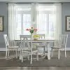 Liberty Furniture 62WH-CD-5TRS Liberty Furniture 62WH-CD-5TRS Lindsey Farm - 5 Piece Trestle Table Set - Weathered White & Sandstone