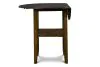 New Classic D1701-42S-BRN New Classic D1701-42S-BRN Gia - 3 Piece Dining Set (Counter Drop Leaf Table & 2 Chairs) Faux Leather - Brown