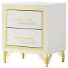 Coaster Fine Furniture 224732 Lucia - 2-Drawer Nightstand - White