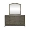 Liberty Furniture 805-BR-DM Liberty Furniture 805-BR-DM Avalon - Dresser & Mirror - Burnished Beige