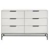 Coaster Fine Furniture 224863 Sonora - 6-Drawer Bedroom Dresser - White