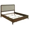 Coaster Fine Furniture 223321KW-S5 Maderia - 5 Piece California King Bedroom Set - Walnut