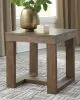 Ashley Furniture T471-2 Cariton - Square End Table - Gray