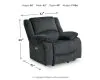 Ashley Furniture 7650498 Draycoll - Power Rocker Recliner - Slate