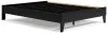 Ashley Furniture EB3392-113 Finch - Queen Platform Bed - Black