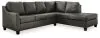 Ashley Furniture 47804S1 Valderno - 2-Piece Sectional With Raf Corner Chaise - Fog