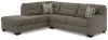 Ashley Furniture 31005S3 Ashley Furniture 31005S3 Mahoney - 2-Piece Sleeper Sectional With Laf Corner Chaise - Chocolate