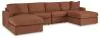 Ashley Furniture 92102S19 Ashley Furniture 92102S19 Modmax - 4-Piece Sectional With Laf And Raf Corner Chaises - Spice