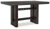 Ashley Furniture D984-32 Burkhaus - Rectangular Dining Room Counter Table - Dark Brown