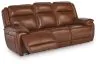 Ashley Furniture U1120415 Healy Pier - Power Reclining Sofa / Adj Headrest - Chocolate
