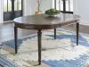 Ashley Furniture D764/35/01(3)/60 Lavinton - 8 Pc. - Dining Room Extension Table, 6 Side Chairs, Server - Brown