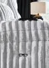 Ashley Furniture PC4280496 Rhines Falls - Double Reclining Power Loveseat With Console - Alloy