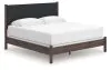 Ashley Furniture PCB2614B29 Ashley Furniture PCB2614B29 Pamytta - King Upholstered Panel Bed - Brown