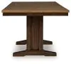 Ashley Furniture PCD651-32 Rylandeen - Rectangular Dining Room Counter Height Extension Table - Light Brown / Dark Brown