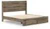 Ashley Furniture PCB2005B7 Ashley Furniture PCB2005B7 Elbrim - King Panel Storage Bed - Brown