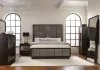 CoasterElevations 223261Q-S4 Durango - 4 Piece Queen Bedroom Set - Smoked Peppercorn