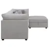 CoasterElevations 551511-S4A Cambria - Upholstered 4 Piece Modular Sectional Sofa - Gray