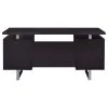 CoasterEveryday 801521 Lawtey - 2-Drawer Office Computer Desk - Cappuccino