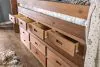 Furniture of America AM-BK601-BED-SLAT Cleo - Twin Captain Bed With Slat Kit - Mahogany