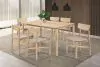 Coaster Fine Furniture 108551-S7 Parkridge - 7 Piece Wood Dining Set - White Washed
