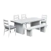 Intercon NS-TA-4292-BUF-C Nash - Outdoor Dining Table - Buff